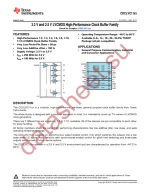 CDCLVC1103PWR datasheet  